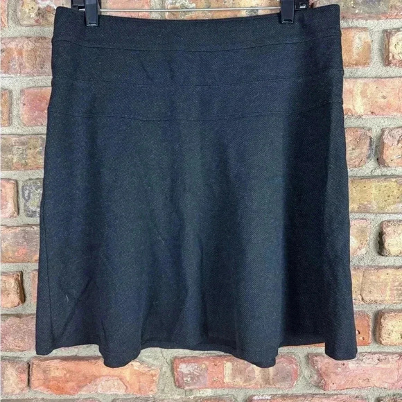 Athleta Dresses & Skirts - Athleta gray aline ponte moto stretch mini athletic skirt w/side zipper size 12